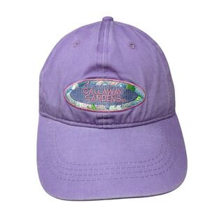 Callaway Gardens Strapback Hat Purple One Size Adjustable Jacobson